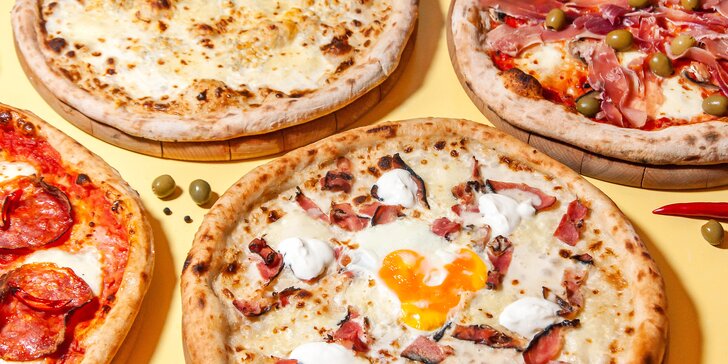 Pizza s sebou: Margherita Fresca i velká pizza o průměru 45 cm dle výběru a 2x domácí limonáda