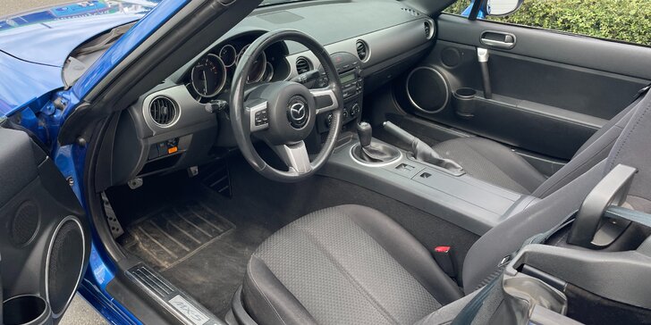 Udělejte si pořádnou radost: Mazda MX5 Cabrio k zapůjčení na pár hodin i celý týden