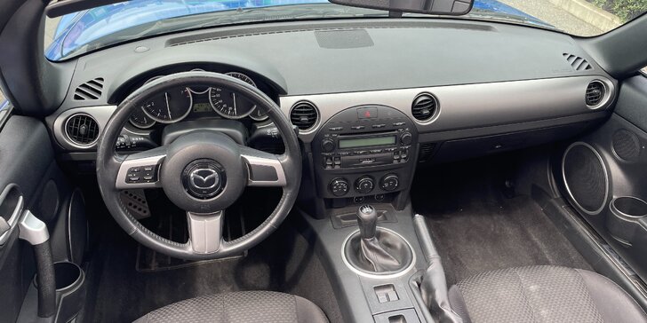 Udělejte si pořádnou radost: Mazda MX5 Cabrio k zapůjčení na pár hodin i celý týden