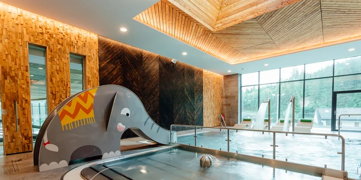 Pobyt v Jasné v Nízkých Tatrách: polopenze, wellness s množstvím bazénů a saun a sleva na sport i další relax