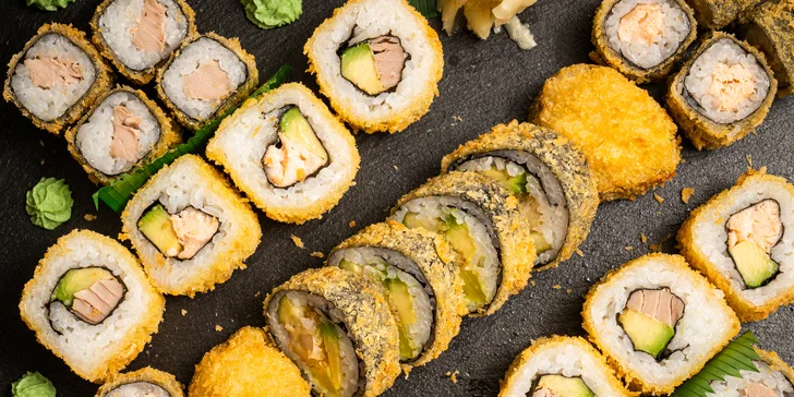 Pochutnejte si na sushi v srdci Brna: 30–38 ks v bistru s otevřenou kuchyní, i vegan set