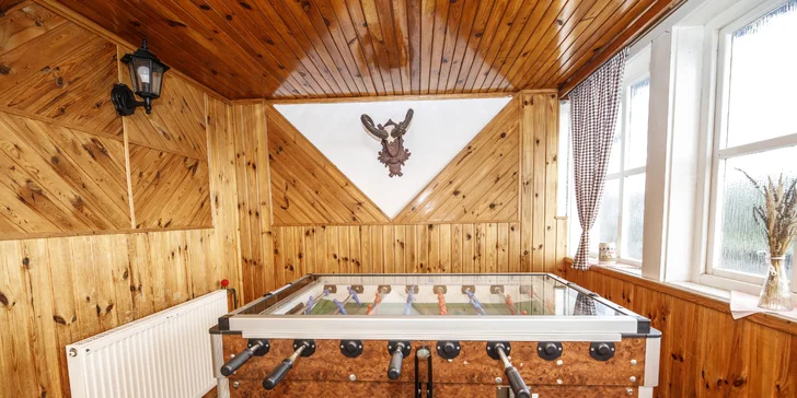 Aktivní dovolená s polopenzí nebo plnou penzí a saunou v Krušných horách