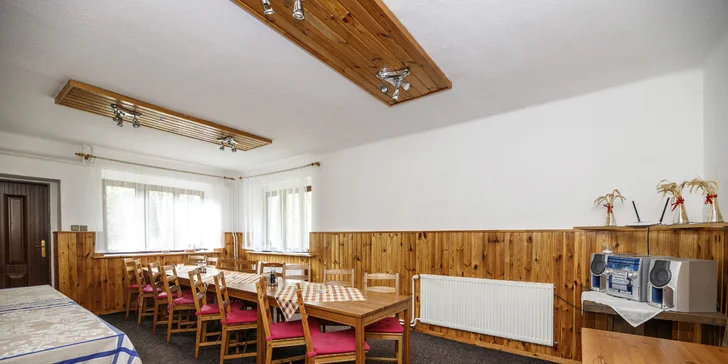Aktivní dovolená s polopenzí nebo plnou penzí a saunou v Krušných horách