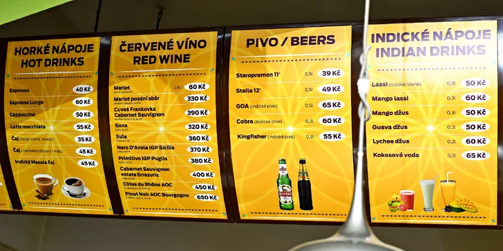 All you can eat na 1,5 hodiny: vegetariánská i masová jídla v indické restauraci