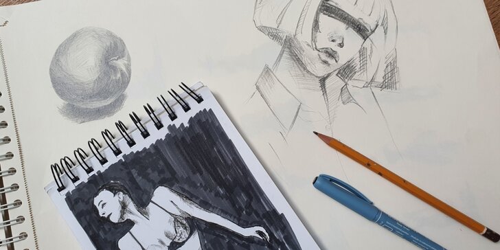 Víkendový kurz sketchingu v Praze a online kurz dle vlastního výběru