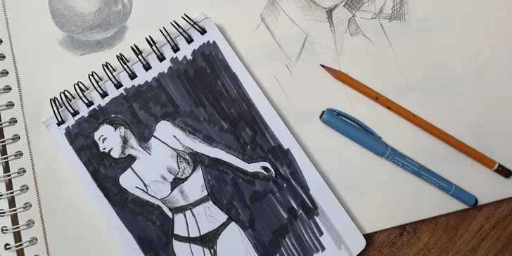 Víkendový kurz sketchingu v Praze a Brně