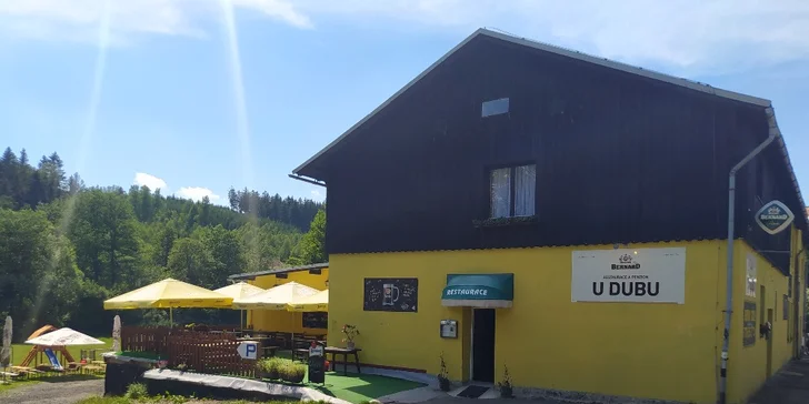 Rodinné ubytování pod Tanvaldským špičákem u říčky Kamenice