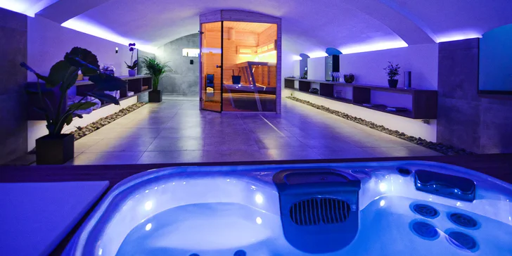 120 min. odpočinku v 5* privátním wellness: varianta s láhví prosecca