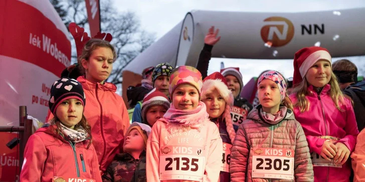 Startovní balíček na Christmas Run v Praze, Brně, Olomouci či Mostě