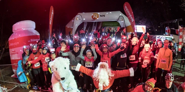 Startovní balíček na Christmas Run v Praze, Brně, Olomouci či Mostě