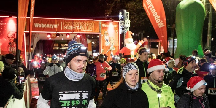 Startovní balíček na Christmas Run v Praze, Brně, Olomouci či Mostě