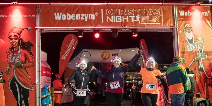 Startovní balíček na Christmas Run v Praze, Brně, Olomouci či Mostě