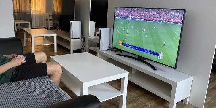 Až 2 hod. herního šílenství na nejnovějším PlayStationu 5 pro 1 nebo 2 hráče