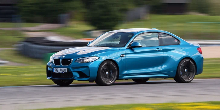 1–4 kola na okruhu v Mostě či Brně jako řidič nebo spolujezdec BMW M2 a M3