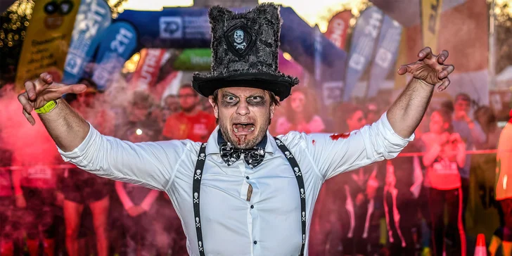 Startovní balíček na Zombie Night Run: 5km běh s čelovkami na Vítkově
