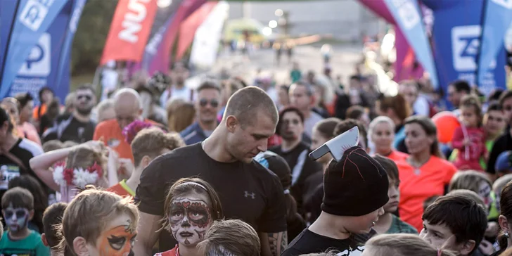 Startovní balíček na Zombie Night Run: 5km běh s čelovkami na Vítkově
