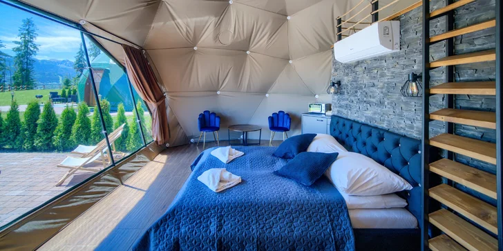 Romantický glamping s venkovní vířivkou jen kousek od Zakopaného