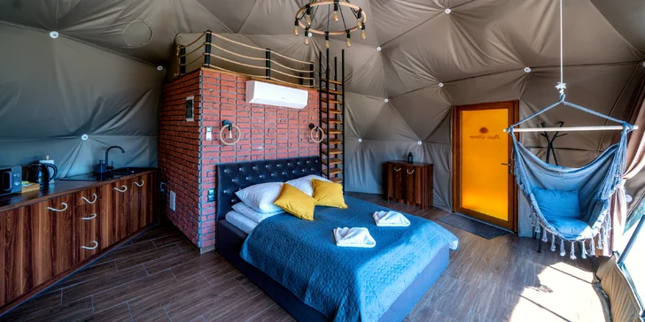 Romantický glamping s venkovní vířivkou jen 8 km od Zakopaného