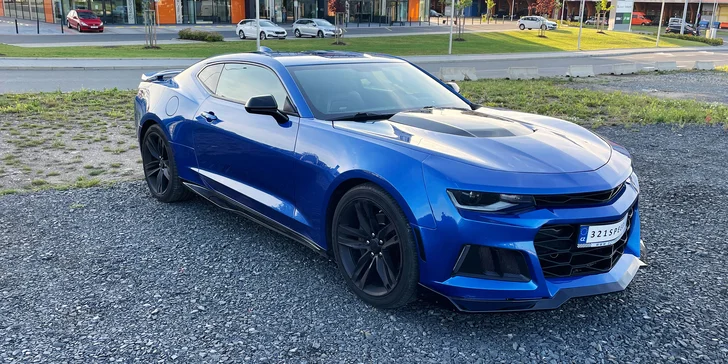 Tak to bude pořádná jízda: Chevrolet Camaro 6.2 V8 480 koní paket ZL1 až na 24 hod.