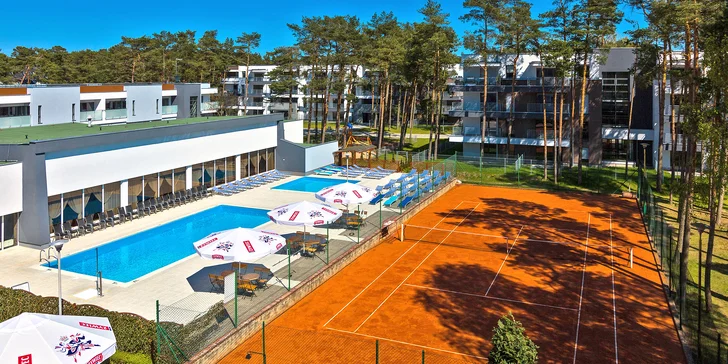 Dovolená u Baltu s polopenzí: 100 metrů na pláži, kousek do lanového centra a neomezené půjčení kol