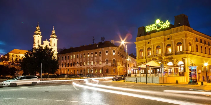 Elegantní hotel v historické Nitře: privátní wellness, snídaně i welcome drink