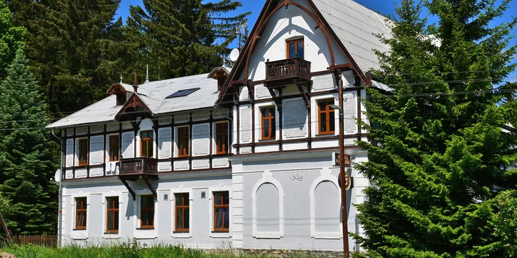 Aktivní dovolená v Jeseníkách se snídaní či polopenzí a možností sauny