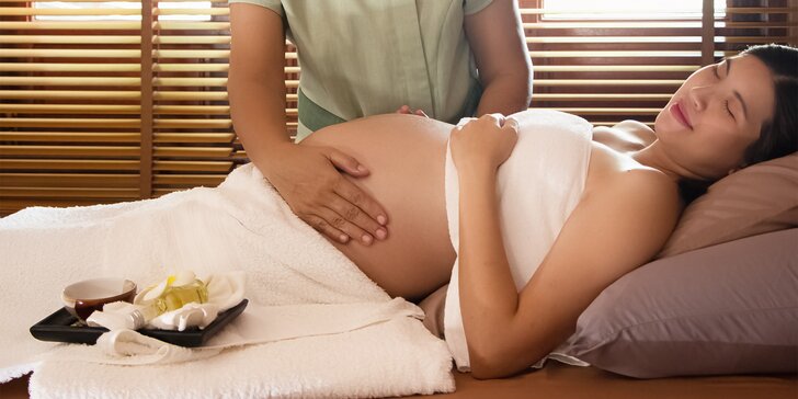 Nastávající maminkou bez únavy: jemná thajská těhotenská masáž, 60 i 90 minut