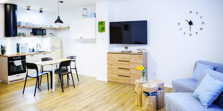 Pobyt v Krkonoších: ubytování v moderním apartmánu pro 2–6 osob se vstupem do sauny