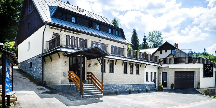 Pobyt v Krkonoších: ubytování v moderním apartmánu pro 2–6 osob se vstupem do sauny