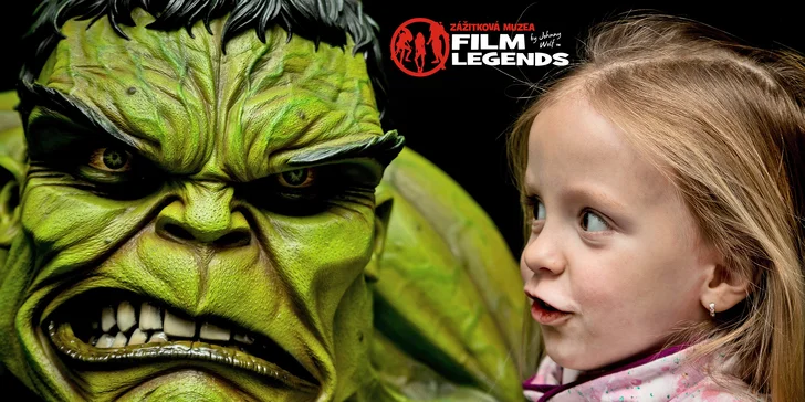 Vstupy do zážitkových muzeí: Film Legends Museum a muzeum zaměřené na filmy Vetřelec vs. Predátor