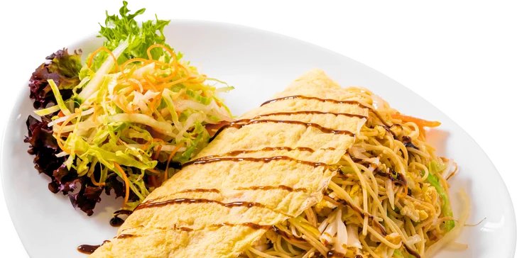 Asie na talíři: pochutnejte si na menu se závitky i vegetariánském jídle pro jednoho i pro dva
