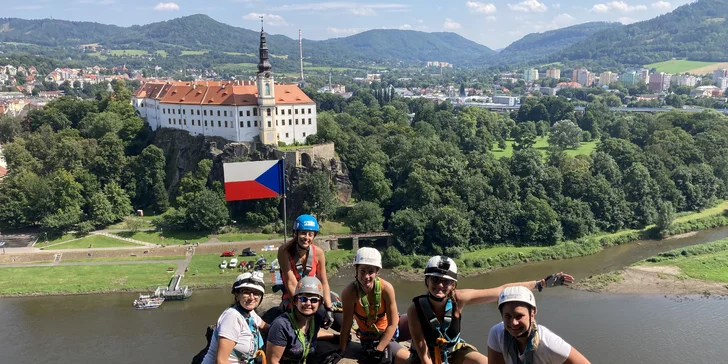 Celodenní kurz skupinového lezení po ferratách na vybraných místech v ČR pro 1 nebo 2 osoby