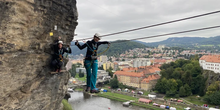 Celodenní kurz skupinového lezení po ferratách na vybraných místech v ČR pro 1 nebo 2 osoby