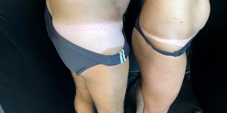 Zdravé opálení bez UV záření: nástřik celého těla v brněnském salonu, opálení až na 12 dní