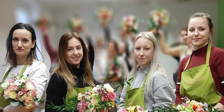 Kurzy floristiky: naučte se vázat kytici pod profesionálním dohledem