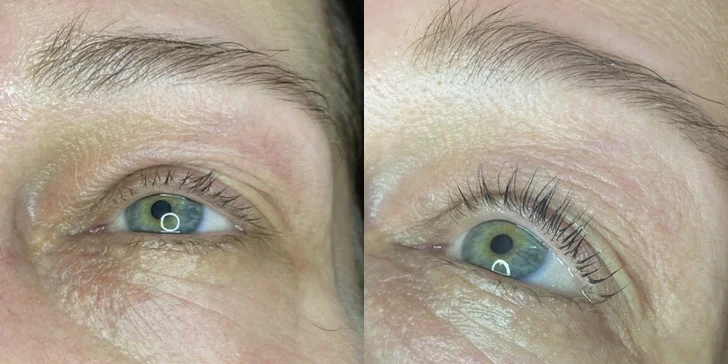 Řasy jako z reklamy: Lash lifting a barvení řas vč. výživy