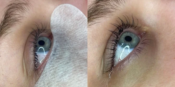 Řasy jako z reklamy: Lash lifting a barvení řas vč. výživy