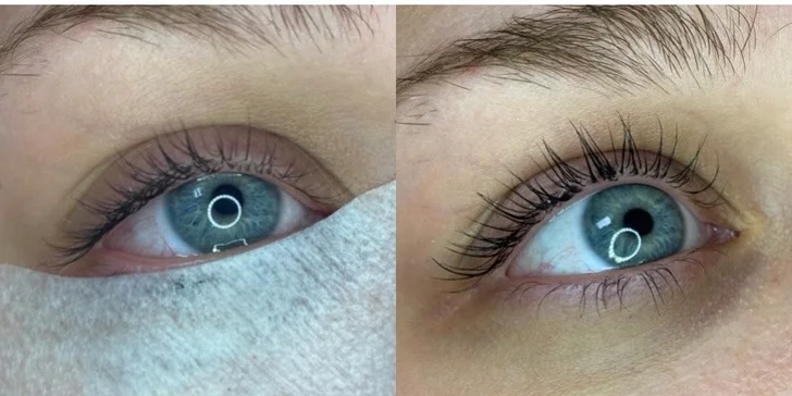 Řasy jako z reklamy: Lash lifting a barvení řas vč. výživy