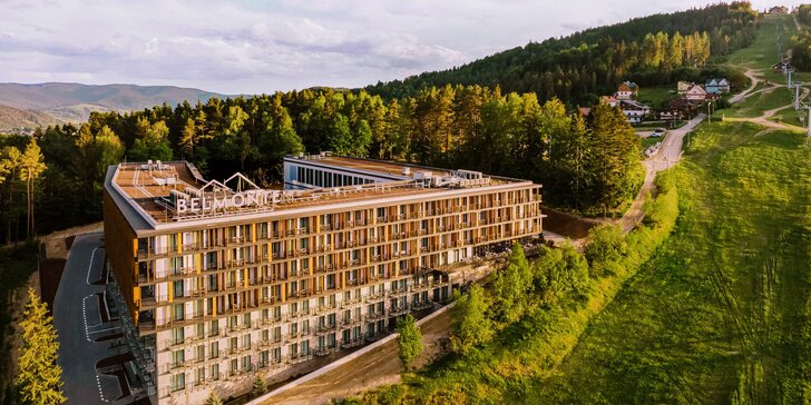 Nový 5* hotel v Krynici-Zdrój: polopenze, neomezený wellness a pokoje s krásným výhledem