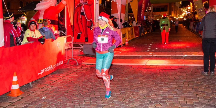 Startovní balíček na Christmas Run v Praze, Brně, Olomouci či Mostě