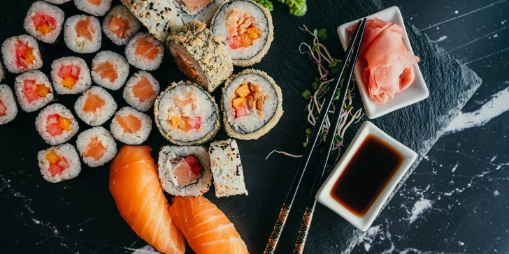 Otevřené vouchery do Sushi hub: až 1000 Kč na sushi k odnosu s sebou