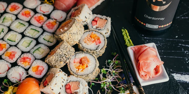 Otevřené vouchery do Sushi hub: až 1000 Kč na sushi k odnosu s sebou