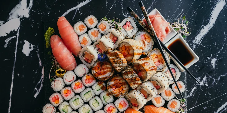 Otevřené vouchery do Sushi hub: až 1000 Kč na sushi k odnosu s sebou