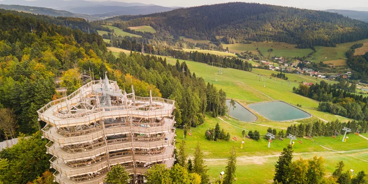5* hotel v Krynici-Zdrój: snídaně či polopenze, neomezený wellness a pokoje s krásným výhledem