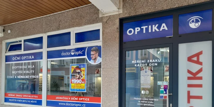 Nový pohled na věc: otevřený voucher na nákup brýlí v optice Doctor Optic