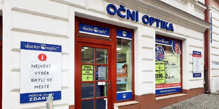 Nový pohled na věc: otevřený voucher na nákup brýlí v optice Doctor Optic