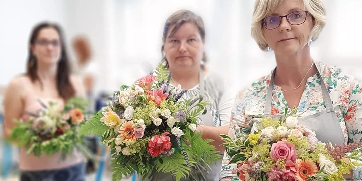 Kurzy floristiky: naučte se vázat kytici pod profesionálním dohledem