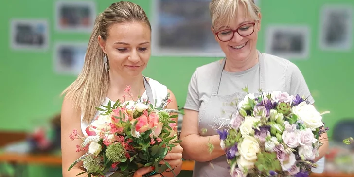 Kurzy floristiky: naučte se vázat kytici pod profesionálním dohledem