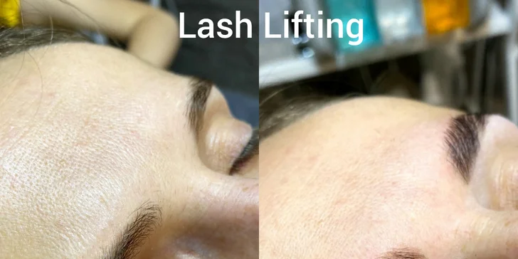 Úprava a barevní obočí, lash lifting nebo laminace obočí vč. barvení a výživy