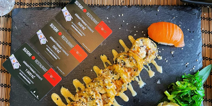 Sushi sety s 8 až 52 kousky: maki, nigiri a další rolky s rybami i zeleninou